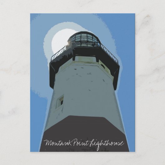 Montauk Point Lighthouse Briefkaart (Voorkant)