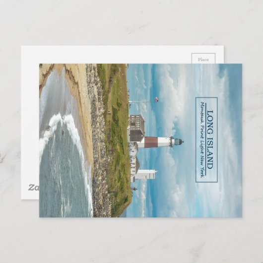 Montauk Point Lighthouse Briefkaart (Voorkant / Achterkant)