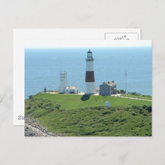 Montauk Point Lighthouse Briefkaart (Voorkant / Achterkant)