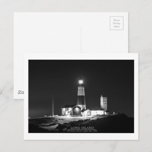 Montauk Point Lighthouse Briefkaart (Voorkant / Achterkant)