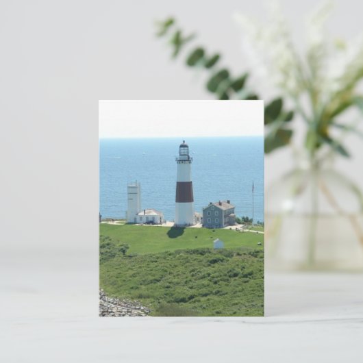 Montauk Point Lighthouse Briefkaart (Staand voorkant)