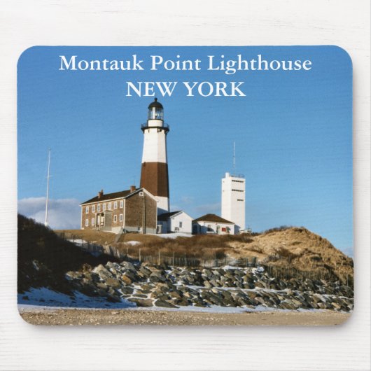 Montauk Point Lighthouse, New York Mousepad Muismat (Voorkant)