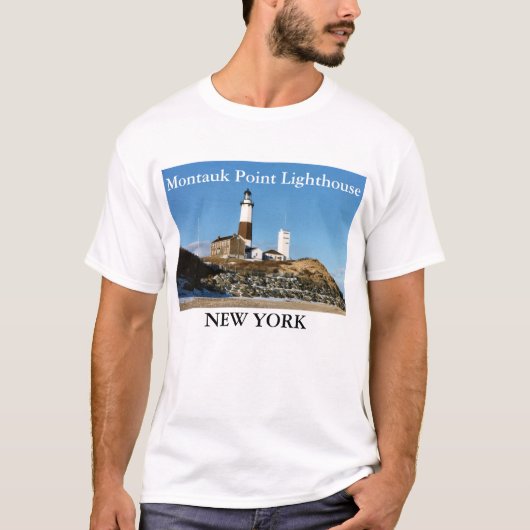 Montauk Point Lighthouse, New York T-Shirt (Voorkant)