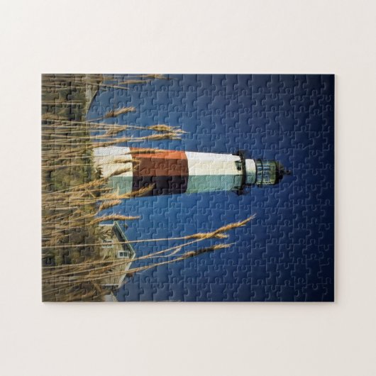 Montauk Point Lighthouse Photo Puzzle Legpuzzel (Horizontaal)