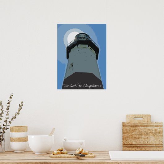 Montauk Point Lighthouse Poster (Keuken)