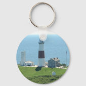 Montauk Point Lighthouse Sleutelhanger (Voorkant)