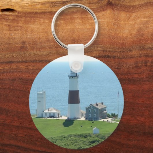 Montauk Point Lighthouse Sleutelhanger (Voorkant)