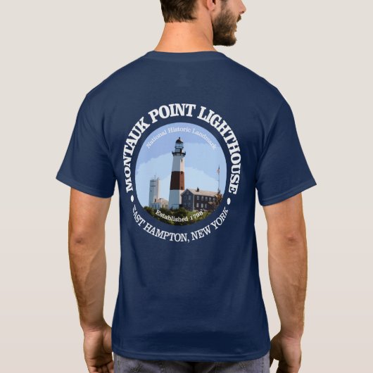 Montauk Point Lighthouse T-shirt (Achterkant)