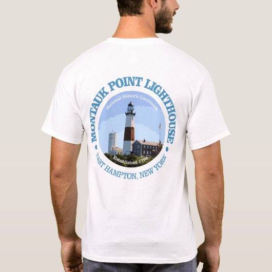 Montauk Point Lighthouse T-shirt (Achterkant)