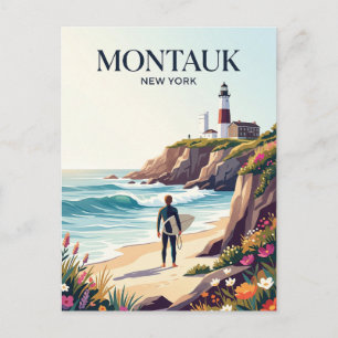 Montauk Point New York Briefkaart