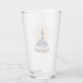 Montauk Point New York Lighthouse Sunrise Glas (Achterkant)