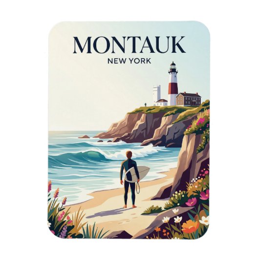 Montauk Point New York Magneet (Verticaal)