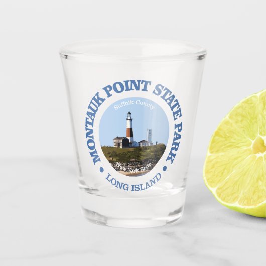 Montauk Point State Park Shot Glas (Voorkant)