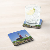 Montauk Point Vuurtoren Drank Coaster Bier Onderzetter (Rechterzijde)