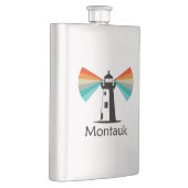 Montauk Point, vuurtoren in New York, regenboog Flacon (Rechts)