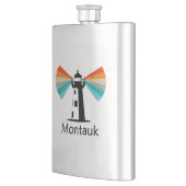 Montauk Point, vuurtoren in New York, regenboog Flacon (Links)