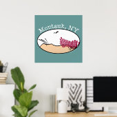 Montauk Poster (Thuiskantoor)