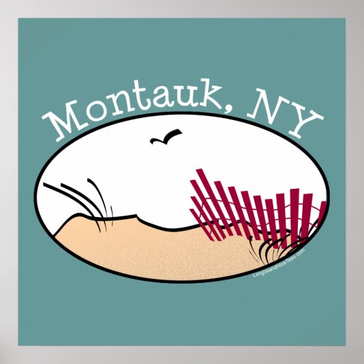 Montauk Poster (Voorkant)