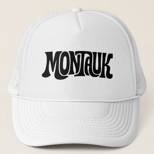 Montauk  retro design New York Hamptons Trucker Pet (Voorkant)