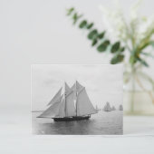 Montauk Sailships (juni.19.1897) Briefkaart (Staand voorkant)