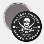 Montauk Salvage Co. 2" Magnet v1 (Voorkant / Achterkant)