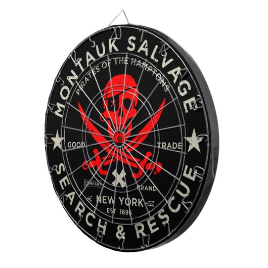 Montauk Salvage Co. Dart Board Dartbord (Voorkant Rechts)