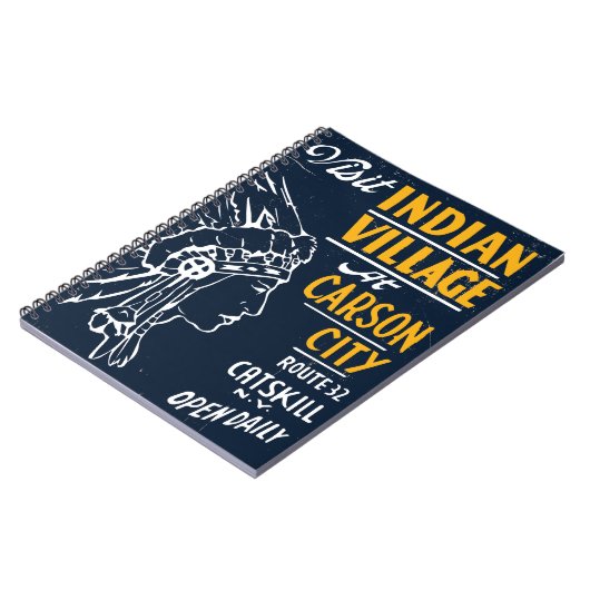 Montauk Salvage Co. / Indiase dorp Retro Notitieboek (Linkerzijde)