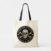 Montauk Salvage Co. Logo Canvas tas (Achterkant)