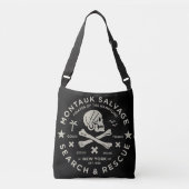 Montauk Salvage Co. Logo Canvas tas Medium (Voorkant)
