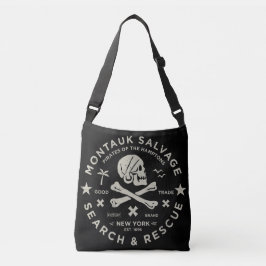 Montauk Salvage Co. Logo Canvas tas Medium