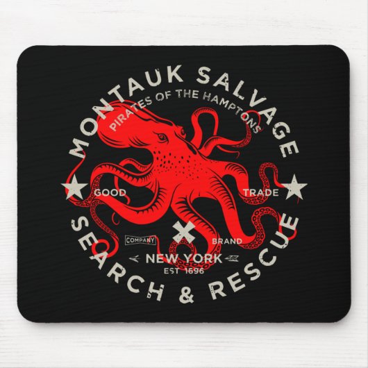 Montauk Salvage Co. Octopus Muismat (Voorkant)