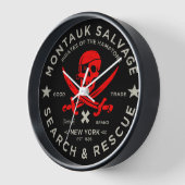 Montauk Salvage Co. Pirate Clock (Hoek)