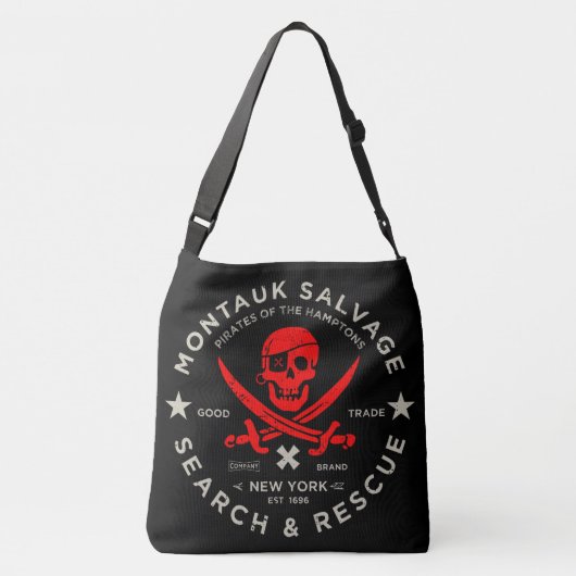 Montauk Salvage Co. Pirate Tas (Achterkant)