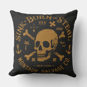 Montauk Salvage Co / Sink, Burn Or Steal Kussen
