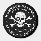 Montauk Salvage Company Magnet (Voorkant)