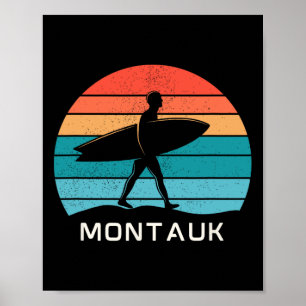 Montauk surfen poster