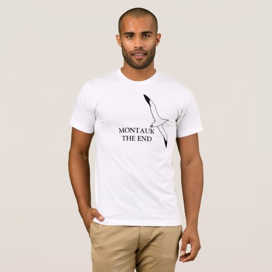 Montauk the end - Seagull Basic T-shirt (Voorkant volledig)
