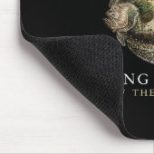 Montauk uit de Deep End Fluke Flounder Gevist op Muismat (Hoek)