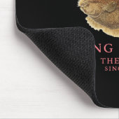 Montauk uit het diepe einde Lucky Fluke Vist Peach Muismat (Hoek)