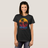  Montclair California Palm Trees Sunset CA T-shirt (Voorkant volledig)