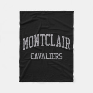 Montclair High School Hs Montclair Ca Vintage Srts Fleece Deken