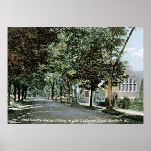 Montclair, New Jersey 1908  Poster (Voorkant)