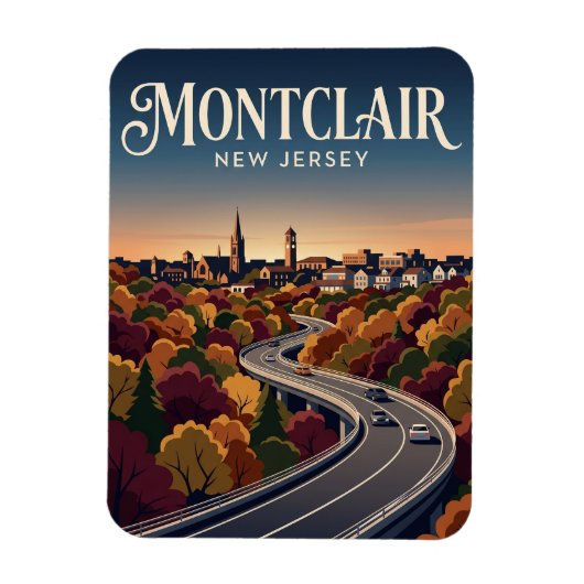 Montclair (New Jersey) Magneet (Verticaal)