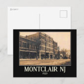 Montclair, New Jersey, Vintage 1920 Briefkaart (Voorkant / Achterkant)