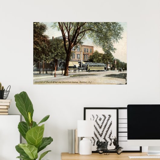 Montclair NJ 1908  Poster (Thuiskantoor)