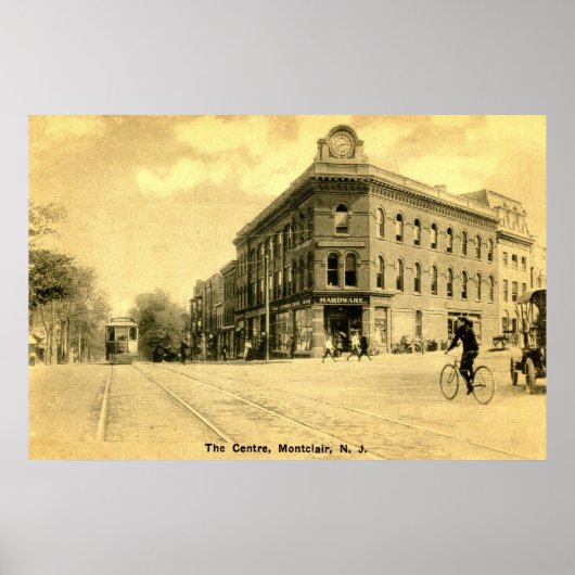 Montclair, NJ Crane Building, 1915 Poster (Voorkant)