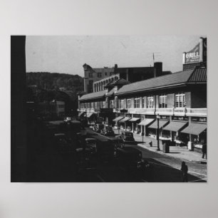 Montclair NJ, Park Street, Uitzicht, 1940s Poster