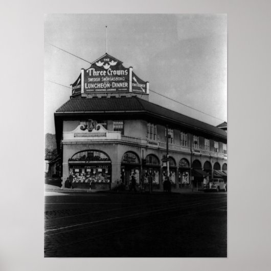 Montclair NJ Three Crowns, , 1945 Poster (Voorkant)