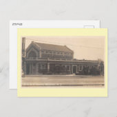 Montclair NJ Train Station 1936  stijl Briefkaart (Voorkant / Achterkant)