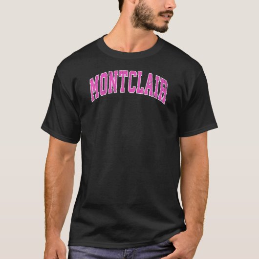 Montclair Virginia Van Sport Roze T-shirt (Voorkant)